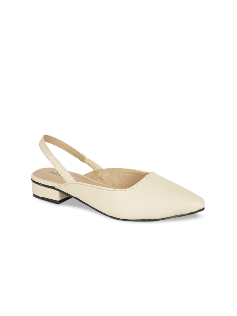 

STALK Women Beige Solid Mules