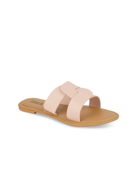 

STALK Women Pink Open Toe Flats