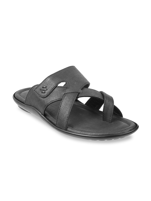 

Metro Men Black Comfort Sandals