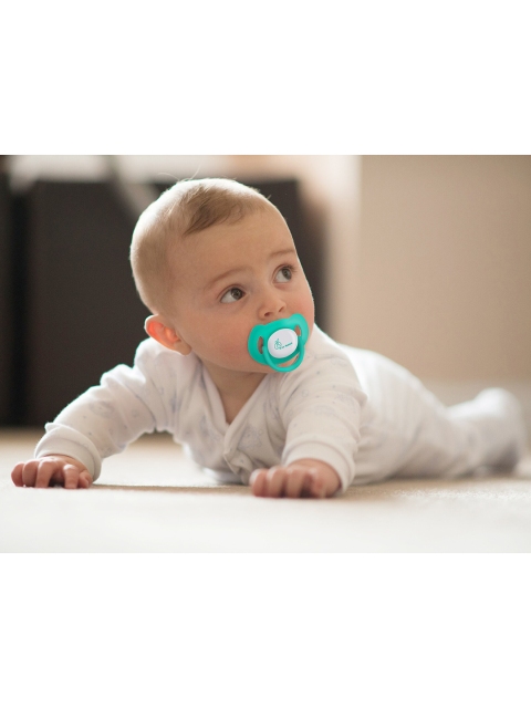 

R for Rabbit Kids Green Apple-Shaped Pacifier