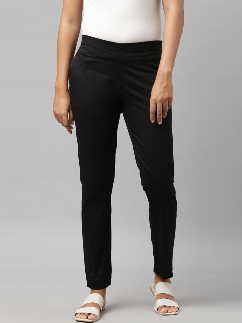 

Go Colors Women Black Trousers