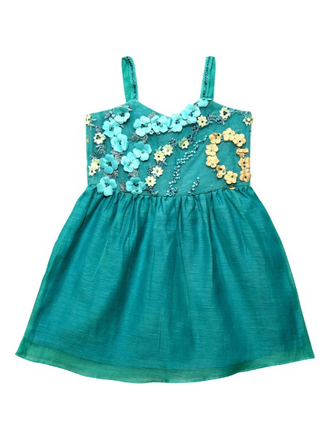

Mish Organic Blue Floral Dress