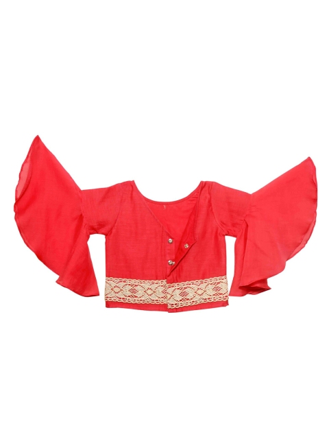 

Mish Organic Pink Embroidered Top
