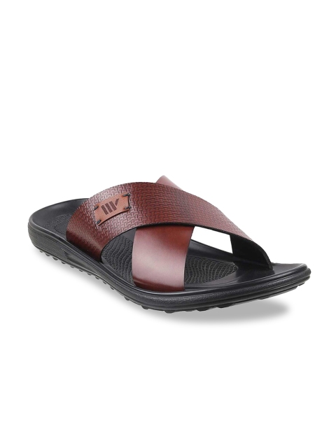 

WALKWAY by Metro Men Brown & Black Comfort Sandals
