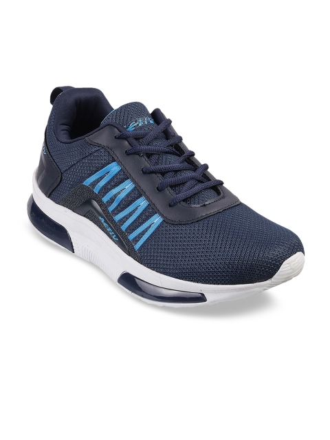 

WALKWAY Men Blue Woven Design Sneakers