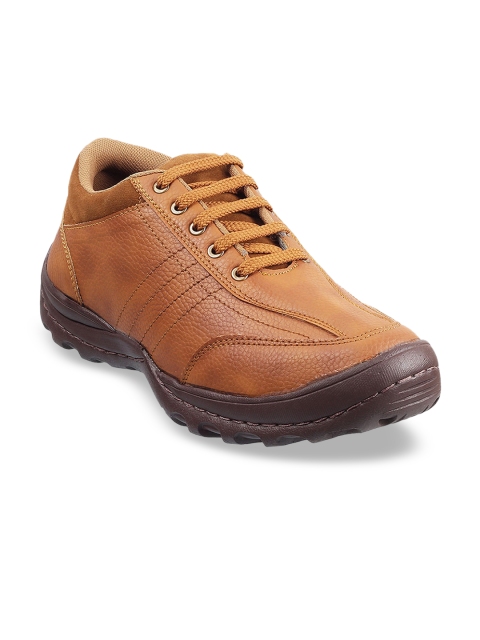

WALKWAY Men Tan Brown Solid Formal Boots