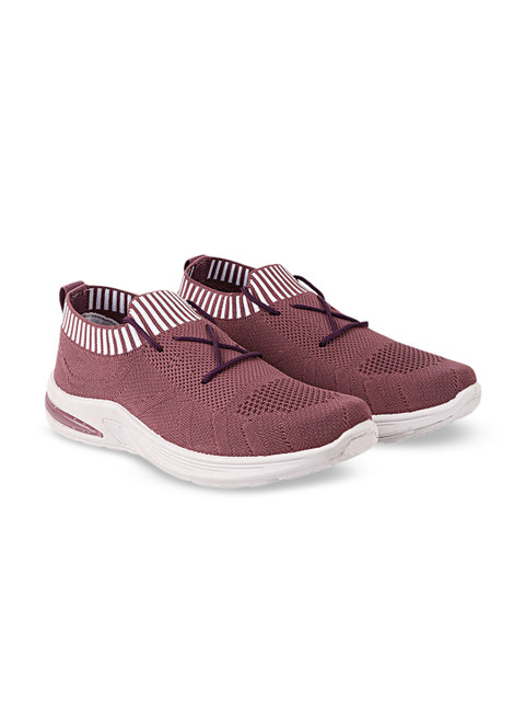 

Try Me Women Purple Woven Design Sneakers