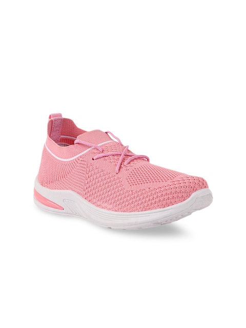 

Try Me Women Pink Textured Sneakers