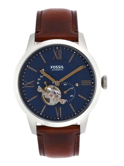 

Fossil Men Navy Blue Townsman Automatic Dial Watch ME3110IT