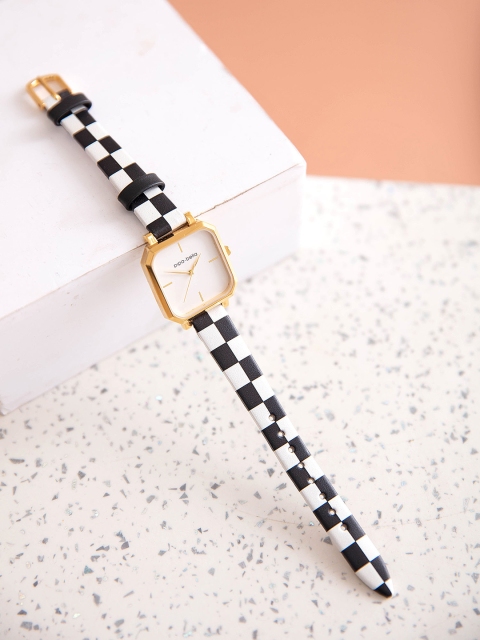 

Pipa Bella Women White Dial & Black Straps Analogue Watch O-JA22WT00116526