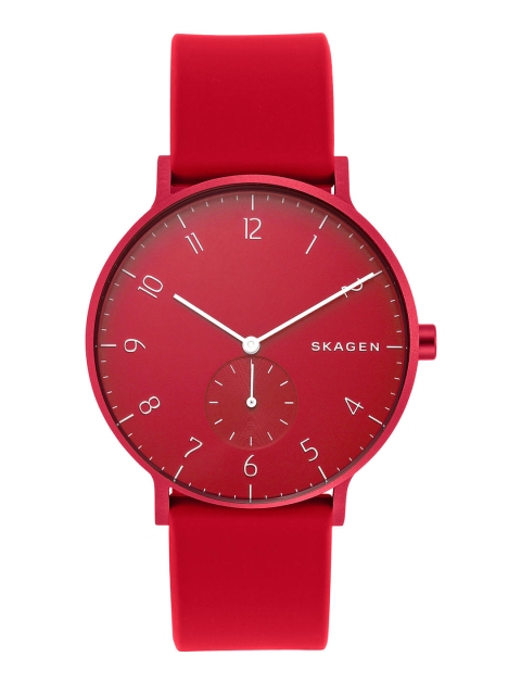 

SKAGEN Unisex Red Aaren Kulor Analogue Watch SKW6512IT