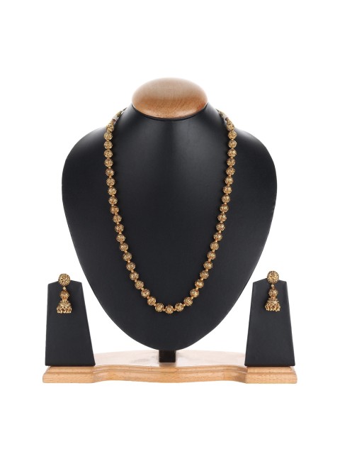 

Runjhun Gold-Plated Single-Layered Jewelry Set