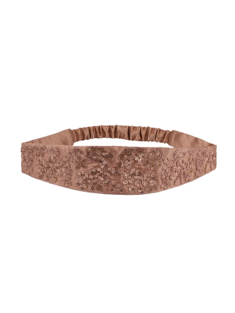 

MASQ Women Beige Embellished Hairband
