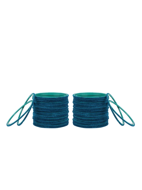 

Arendelle Set Of 48 Blue Solid Bangles