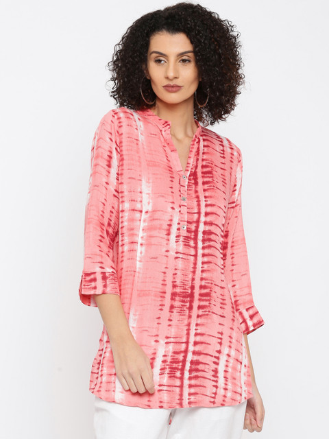 

Soch Pink Printed Kurti