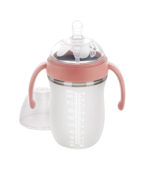 

R for Rabbit Unisex Kids Pink Silicon First Feeding Bottle