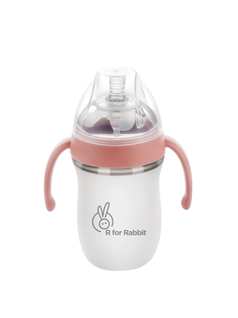 

R for Rabbit Infants Pink First Feed Silicon Feeding Bottle - 160 ml