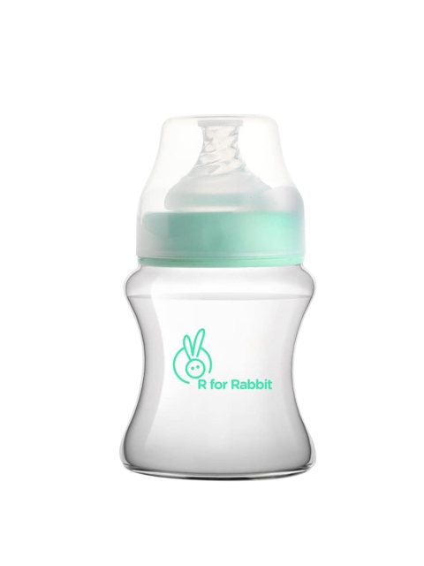 

R for Rabbit Kids Sea Green Printed Plastic Feeding Bottle - 150 ml