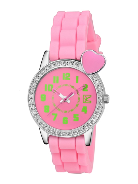 

Kool Kidz Unisex Kids Multicoloured Printed Dial & Pink Straps Analogue Watch KOOL KIDZ DMK 048 PK 01