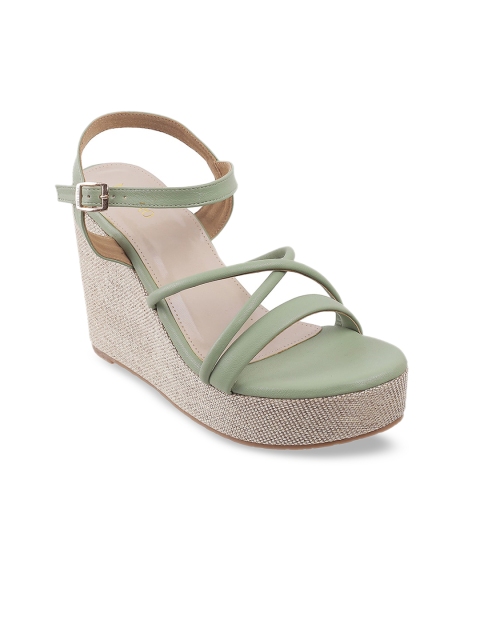 

Metro Green Wedge Sandal Heels
