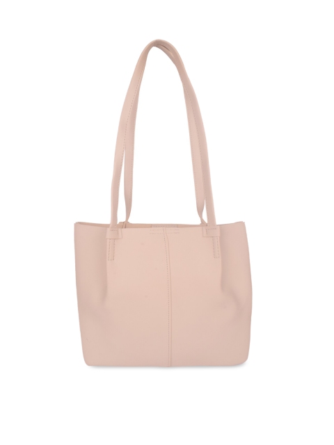 

Bagkok Beige PU Structured Handheld Bag