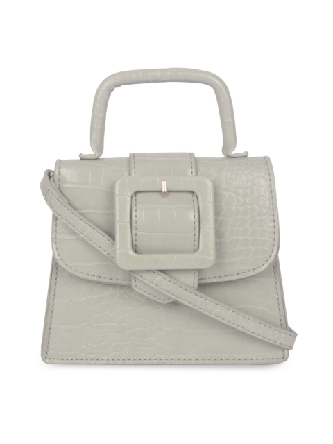 

Bagkok Green Solid Structured Satchel