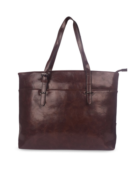 

Bagkok Brown PU Structured Handheld Bag