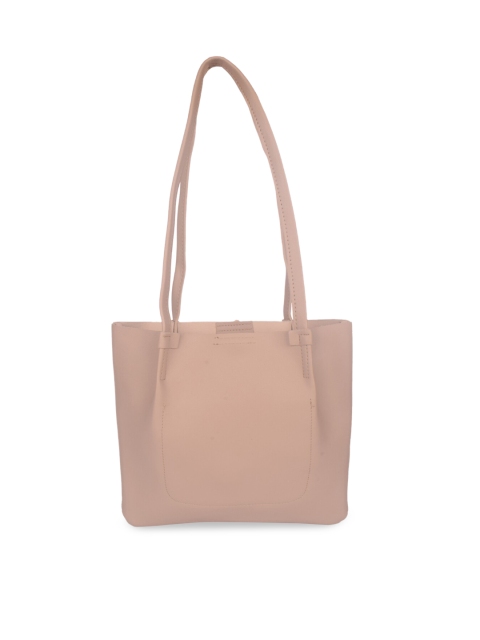 

Bagkok Beige Structured Tote Bag