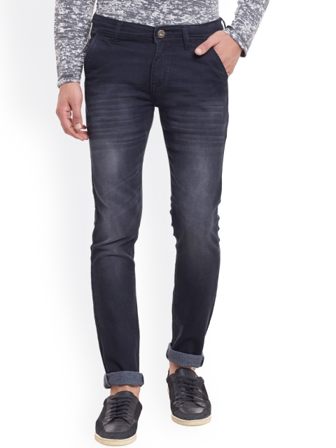 

Rodamo Men Black Slim Fit Stretchable Jeans