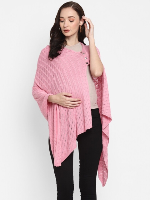 

Momsoon Maternity Women Pink Multi Purpose Nursing Scarf