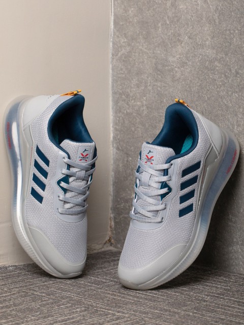 

ABROS Men Grey Mesh Running Shoes