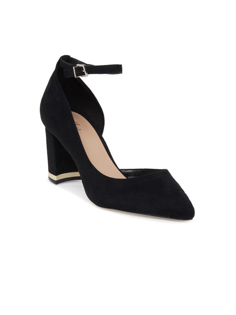 

Call It Spring Black Block Pumps with Buckles