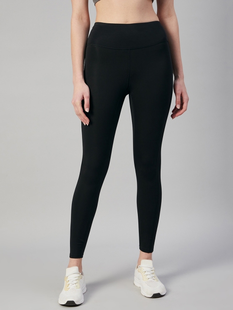 

Marks & Spencer Women Black Solid Ankle-Length Sport Leggings