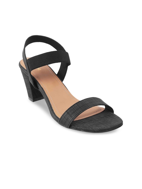 

Mochi Black Block Pumps with Buckles
