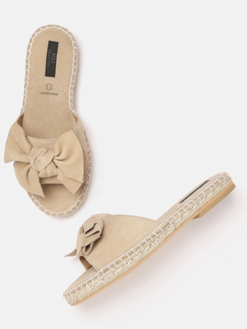

Marks & Spencer Women Beige Open Toe Flats