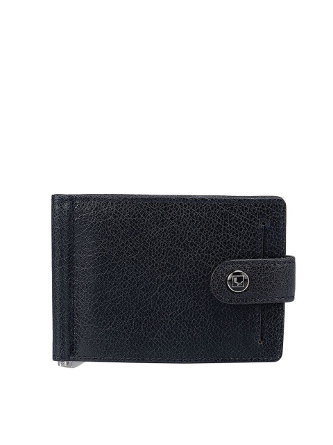 

Da Milano Men Blue Textured Two Fold Wallet