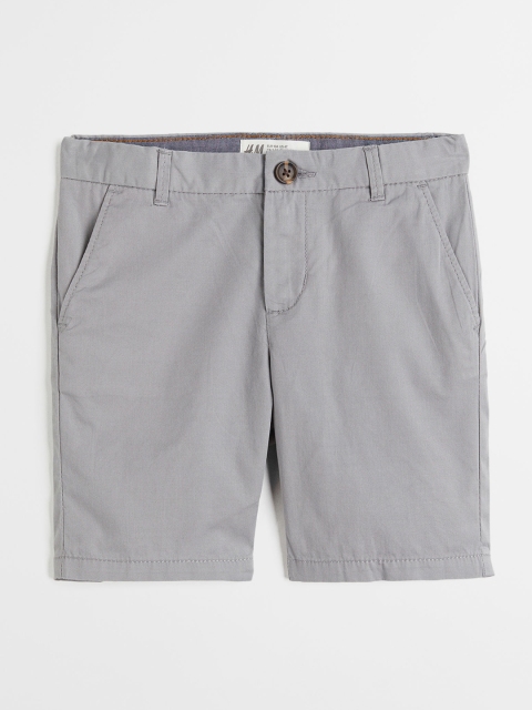 

H&M Boys Grey Cotton Chino Shorts