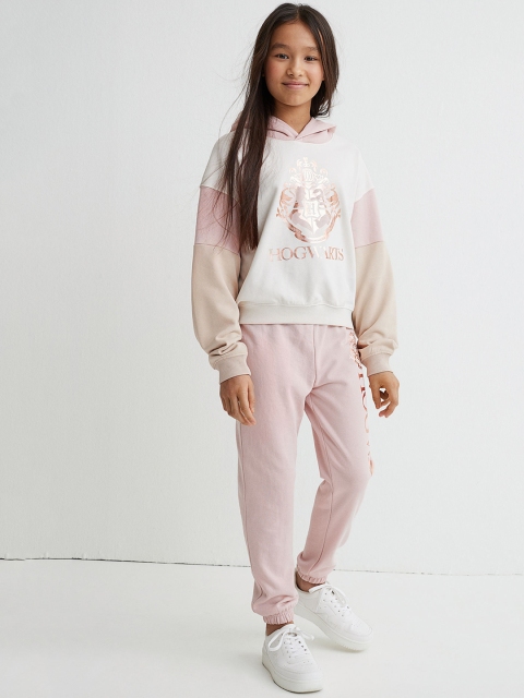 

H&M Girls Pink Printed Joggers