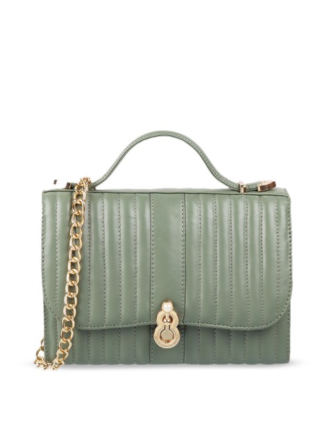 

Metro Green PU Structured Satchel