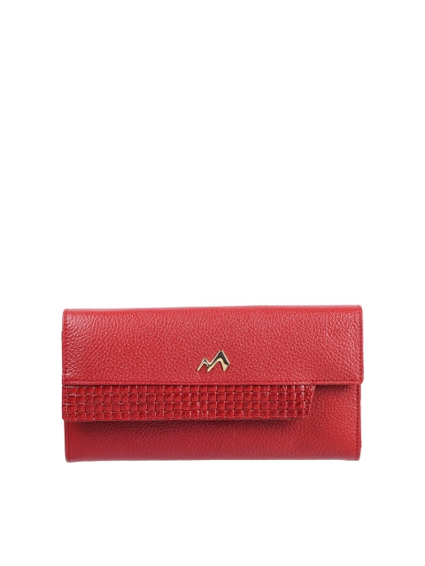 

Metro Red Leather Purse Clutch
