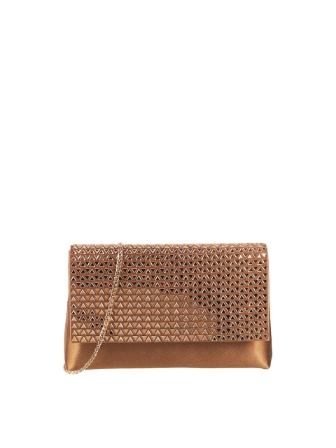 

Metro Gold-Toned & Copper-Toned Embellished Envelope Clutch