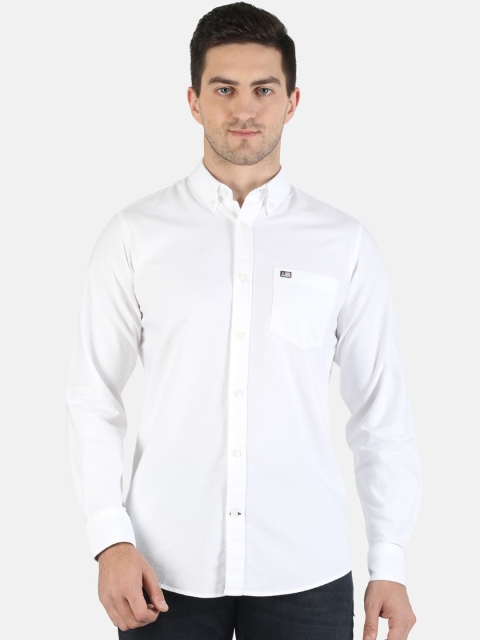 

Monte Carlo Men White Classic Casual Shirt