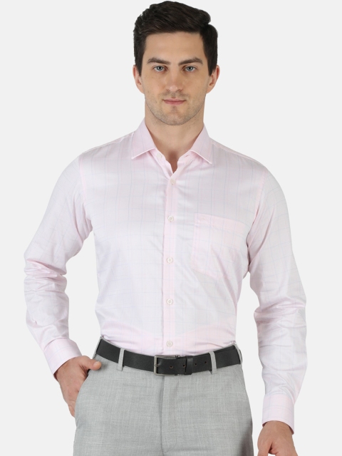 

Monte Carlo Men Pink Classic Casual Shirt