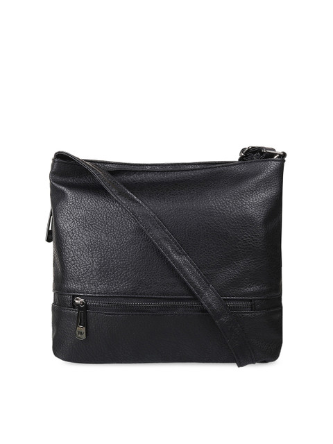

WALKWAY by Metro Black Structured Shoulder Bag