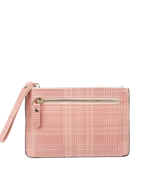 

WALKWAY by Metro Pink Checked Purse Clutch