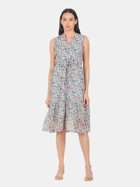 

Cherokee Blue Floral Dress