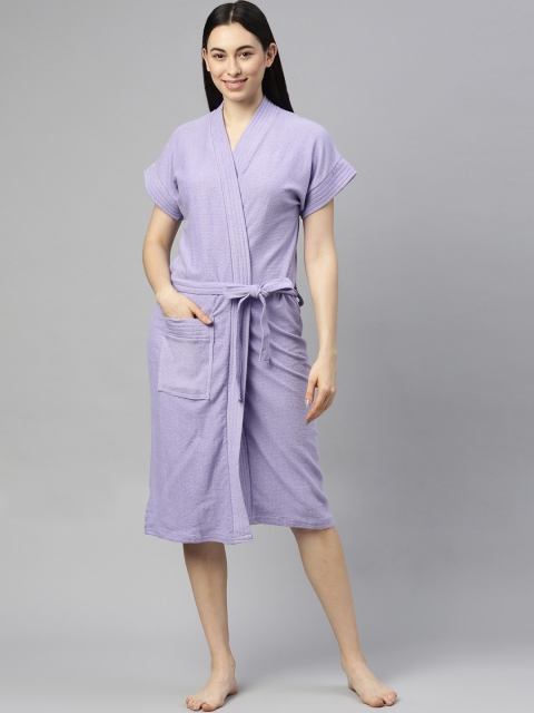 

GOLDSTROMS Women Lavender Solid Bathrobe