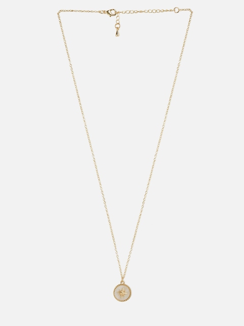 

20Dresses Gold-Toned The String Is Invisible Necklace