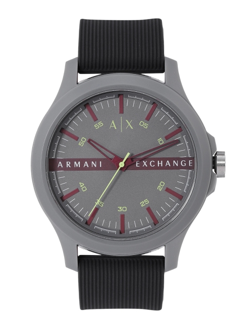 

Armani Exchange Men Grey Dial & Black Straps Analogue Watch0- AX2425