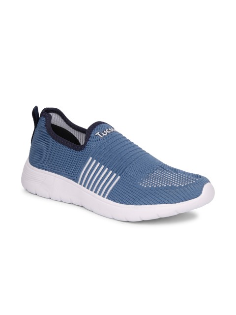 

Tucson Men Blue & White Mesh Walking Shoes